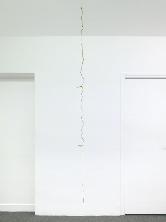 Claude Closky, ‘Bits of String Classified By Thickness’, 1992, string, 300 cm.